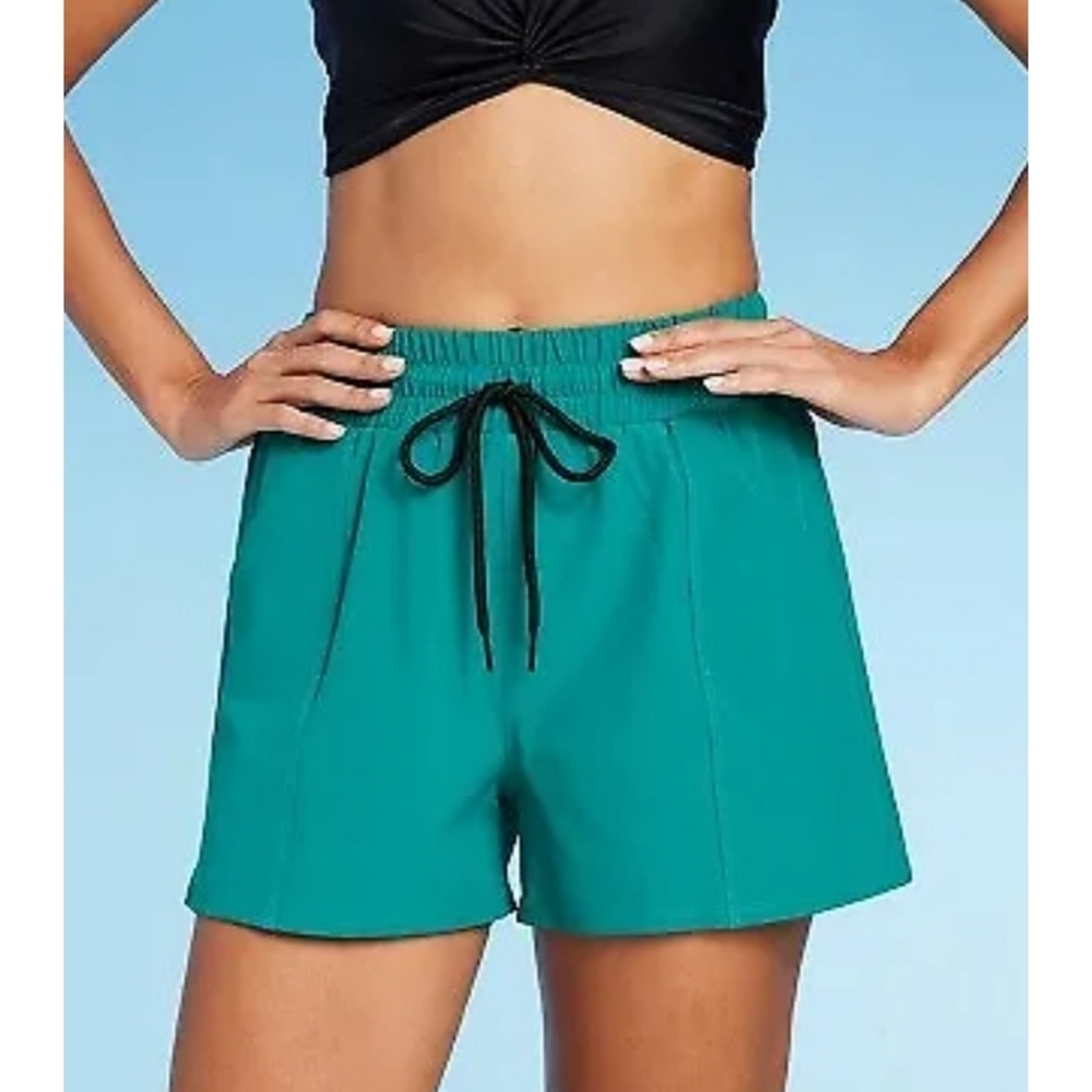 Kona Sol Quick Dry 3" Inseam Board shorts Teal Size S (4/6)